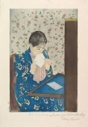 The Letter (Mary Cassatt) - Muzeo.com