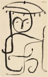 The open-air saleswoman (Paul Klee) - Muzeo.com