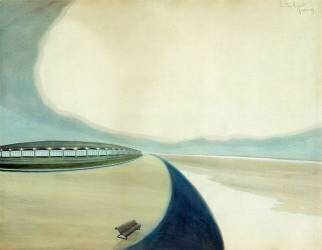 The Sea Wall (Léon Spilliaert) - Muzeo.com