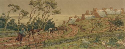 The shower (Henri Rivière) - Muzeo.com