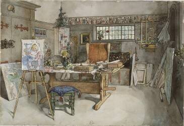 The Studio (Carl Larsson) - Muzeo.com
