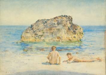 The Sunbathers (Henry Scott Tuke) - Muzeo.com
