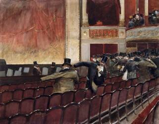 The theatre trip (Jean Béraud) - Muzeo.com