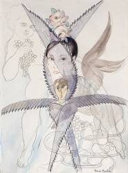 Transparency - Head and Winged Horse (Francis Picabia) - Muzeo.com