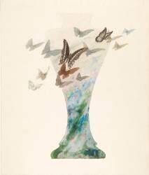 Vase aux papillons (Emile Gallé) - Muzeo.com