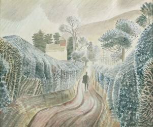 Wet Afternoon (Eric Ravilious) - Muzeo.com