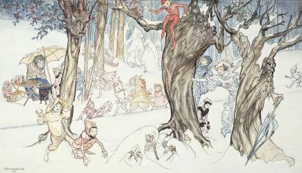 Winter Frolic (Arthur Rackham) - Muzeo.com