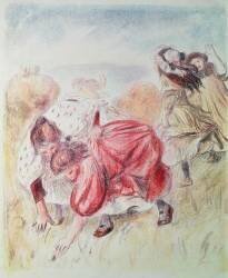 Young Girls Playing (Auguste Renoir) - Muzeo.com