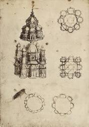 Centrally planned buildings (Leonardo da Vinci) - Muzeo.com