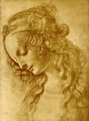 Female head (Leonardo da Vinci) - Muzeo.com