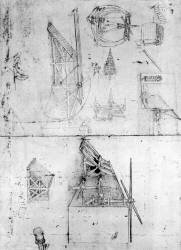 Machinery designs (Leonardo da Vinci) - Muzeo.com