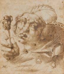Tête de fou (Hendrick Goltzius) - Muzeo.com