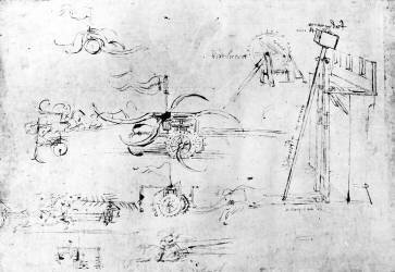 Weaponry designs (Leonardo da Vinci) - Muzeo.com