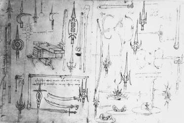 Weapons and shields (Leonardo da Vinci) - Muzeo.com