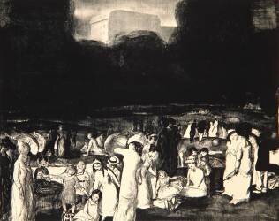 In the Park (George Wesley Bellows) - Muzeo.com