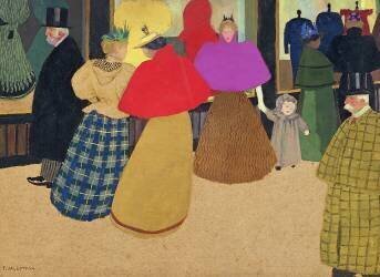 Street Scene (Félix Vallotton) - Muzeo.com