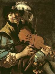 A Boy Violinist (Hendrick ter Brugghen) - Muzeo.com