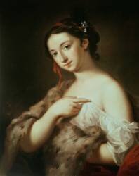 A Lady (Winter) (Rosalba Carriera) - Muzeo.com