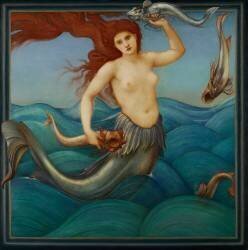 A Sea-Nymph (Edward Burne-Jones) - Muzeo.com
