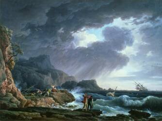 A Seastorm (Joseph Vernet) - Muzeo.com
