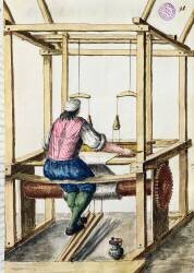 A Venetian Weaver (Jan van Grevenbroeck) - Muzeo.com