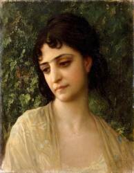 Adélaïde songeuse (Ernest Hébert) - Muzeo.com