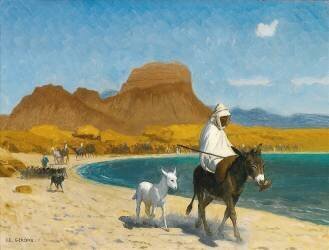 Akaba Gulf (Jean-Léon Gérôme) - Muzeo.com