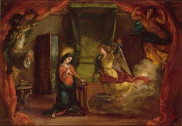 Annonciation (Eugène Delacroix) - Muzeo.com