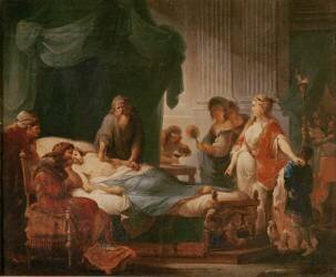 Antiochus and Stratonice (Angelica Kauffmann) - Muzeo.com