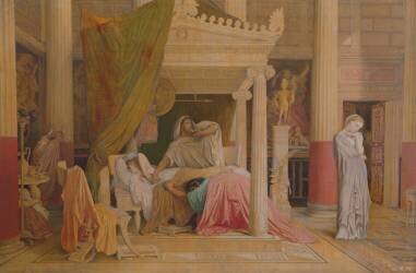 Antiochus and Stratonice (Jean-Auguste-Dominique Ingres) - Muzeo.com