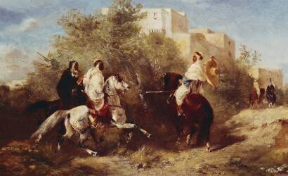 Arab Horsemen (Eugène Fromentin) - Muzeo.com