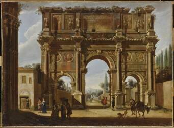 Arc de Constantin (Niccolo Viviano Codazzi) - Muzeo.com