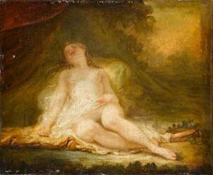 Bacchante endormie (Jean-Honoré Fragonard) - Muzeo.com