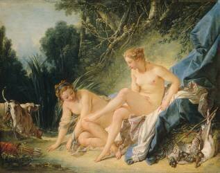 Bain de Diane (François Boucher) - Muzeo.com