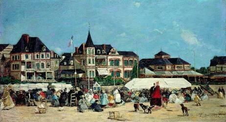 Casino de Trouville (Eugène Boudin) - Muzeo.com