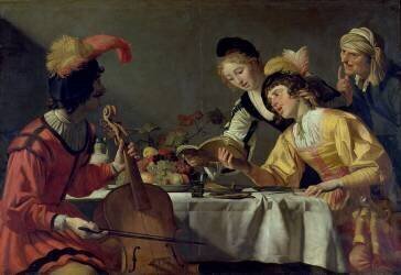 Concert (Gerrit van Honthorst) - Muzeo.com
