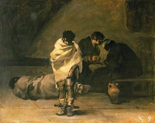 Confession in prison (Francisco de Goya) - Muzeo.com