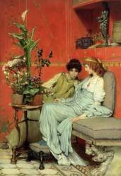 Confidences (Lawrence Alma-Tadema) - Muzeo.com