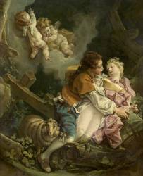 Couple d'amoureux (anonymous) - Muzeo.com