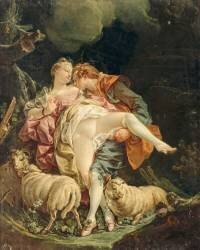 Couple d'amoureux (anonymous) - Muzeo.com