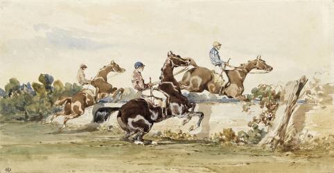 Course de chevaux (Alfred Dedreux) - Muzeo.com