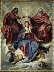Crowning of Mary (Diego Vélasquez) - Muzeo.com