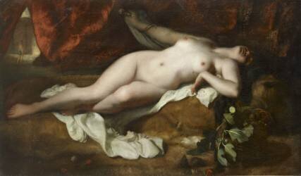 Death of Cleopatra (Jean-François Gigoux) - Muzeo.com