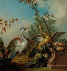 Deux hérons (Jean-Baptiste Oudry) - Muzeo.com