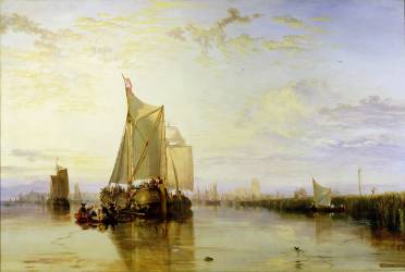 Dort or Dordrecht: The Dort Packet-Boat from Rotterdam Becalmed (Joseph Mallord William Turner) - Muzeo.com