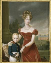 Duchesse de Berry avec le duc de Bordeaux (François Gérard (d'après)) - Muzeo.com