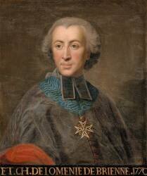 Etienne-Charles (1727-1794), cardinal de Loménie de Brienne (anonymous) - Muzeo.com