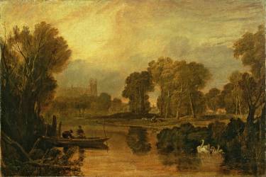 Eton College from the River (Joseph Mallord William Turner) - Muzeo.com