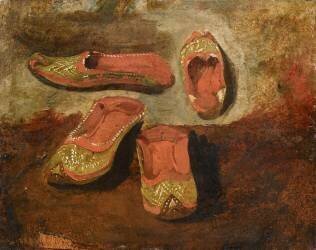 Etude de babouches (Eugène Delacroix) - Muzeo.com