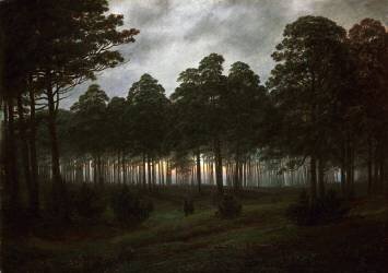 Evening (Caspar David Friedrich) - Muzeo.com